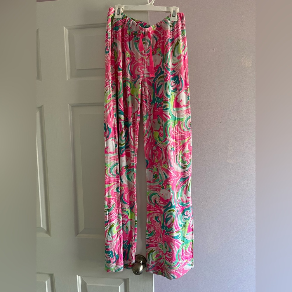 Lilly Pulitzer Pajama Pants in Rose All Day